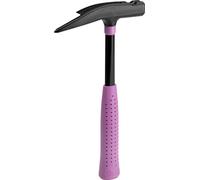PICARD Marteau de couvreur Pink Edition N° 626M 760 g lisse | Support magnétique à clous | Certifié GS et certifié VPA | Protection contre la corrosion | Poignée ergonomique | Longueur 32 cm |