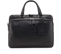Picard Authentic Sac pour Ordinateur Portable en Cuir de Vachette Taille Unique avec Fermeture éclair Sac pour Ordinateur Portable, Noir, Taille Unique, Sacoche pour Ordinateur Portable