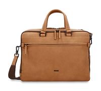 Porte-documents en cuir Picard Casual 38 cm - Compartiment pour ordinateur portable - Cognac