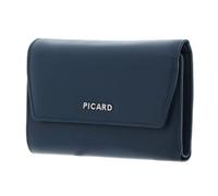 Picard Cuir Porte-Monnaie Bingo Flap Wallet Deep Ocean Bleu pétrole