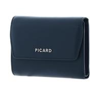 Picard Cuir Porte-Monnaie Bingo Flap Wallet Deep Ocean Bleu pétrole