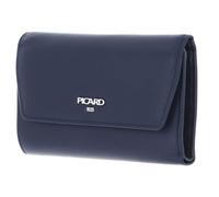 Picard Cuir Porte-Monnaie Bingo Flap Wallet Midnight Bleu Marine