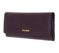 Picard Cuir Porte-Monnaie Calais 1 Flap Wallet Vino Pourpre