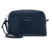 Picard Cuir sac à épaule bandoulière Really Hand Bag Deep Ocean bleu pétrole