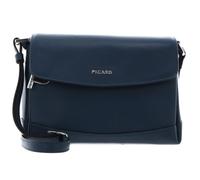 Picard Cuir sac à épaule bandoulière Really Shoulder Bag Deep Ocean bleu pétrole