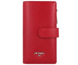Picard Étui en cuir pour cartes de crédit Bingo 9 cm rouge