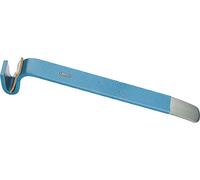 PICARD Fer à plier No. 2510800 bleu martelé avec lobes en cuir Pied de biche