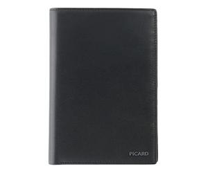 Picard Franz 1 Portefeuille en Cuir 11,5 cm, Noir, 11,5x17x2 cm, Classique, Noir, 11,5x17x2 cm, Classique