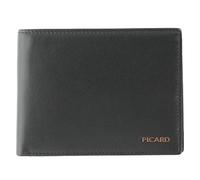 Picard Hommes Portefeuille Franz en Cuir Naturel Moyen | Largeur: 2 cm Hauteur: 9,5 cm Longueur: 12,5 cm avec Ouvert