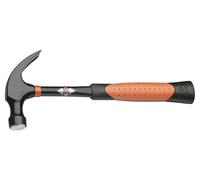 PICARD Marteau arrache-clou, no. 891, 16 mm | Marteau de charpentier professionnel | Acier spécial PICARD anticorrosion | Manche renforcé anti-rupture | Hammer en acier forgé avec poignée en cuir