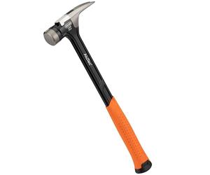 PICARD marteau de charpentier lisse AluTec®, no. 1095 | Léger & puissant | Marteau arrache-clou professionnel | Ergonomique & anti-vibrations | Hammer hybride aluminium & acier forgé