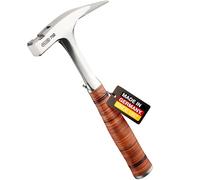 PICARD Marteau de charpentier no. 790 lisse | Porte-clou magnétique | Modèle arrache clou tout acier | Marteau couvreur professionnel avec poignée cuir ergonomique | Équilibré et durable