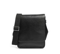 Sac à bandoulière en cuir noir PICARD Milano - 22 cm