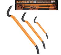 PICARD Pied de biche BlackGiant®, no. 46Z, lot | Levier durable | Longueurs : 300, 610 et 930 mm | Lot de barres à mine avec revêtement antidérapant | pieds-de-biche | mini-pied-de-biche