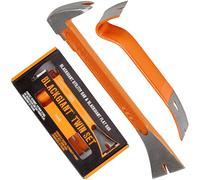 PICARD Pied de biche BlackGiant® Twin Set Nr. 46X/46Y | Set de Arrache clou 175 & 250 mm | Arrache-clous robuste forgé d’une seule pièce | Levier durable pour artisans | Mini pieds-de-biche