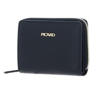 Picard Java 1 Porte-monnaie Protection RFID Cuir 11 cm bleu