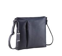 Picard Sac à bandoulière PURE en cuir véritable pour femme - Avec fermeture éclair - Sac à bandoulière - Pour le quotidien, les sorties, océan, Taille unique, Sac à bandoulière
