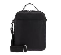 Sac à bandoulière PICARD Milano en cuir noir - Modèle TAS004883 - 22 cm - Fermeture zippée - Homme