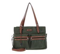 PICARD Sac à épaule vert foncé marron pour femme - Sonja Shopper M Pesto 278059