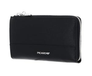Picard Superstar 1, Portefeuille Femmes, Noir, 16x10x2 cm