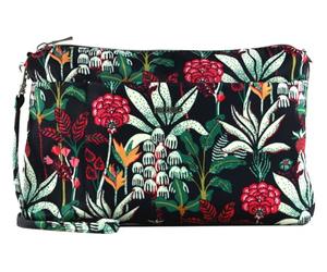 PICARD Trousse de Maquillage Sac à épaule bandoulière Switchbag Cosmetic Pouch Jungle coloré