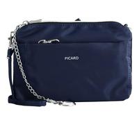 PICARD Trousse de Maquillage Sac à épaule bandoulière Switchbag Cosmetic Pouch Royal Bleu Marine