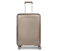 Picard Vienna 4 roulettes Trolley M 65 cm avec soufflet d'extension couleur argent