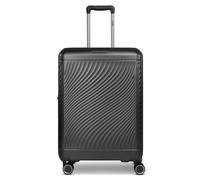 Picard Vienna 4 roulettes Trolley M 65 cm avec soufflet d'extension noir