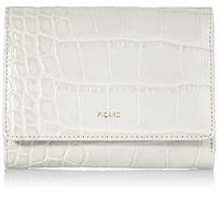 Picard, Weimar 1 731680V048 Portefeuille pour Femme en Cuir gaufré Croco Gris Galet/Gris
