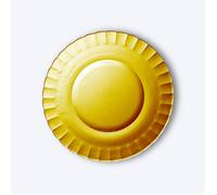 Picardie - Assiettes x6 - 23cm - Vermeil