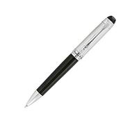 Picasso and Co Stylo bille plaqué rhodium Noir/noir