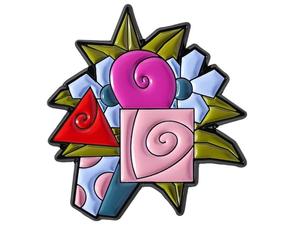 Picasso Broche fleur animale Accessoire artistique unique fabriqué en alliage pour un usage quotidien ou un événement en galerie Broche en métal abstraite contemporaine