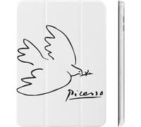 Picasso Colombe De La Paix Étui Pour Ipad 2020 Matériau Tpu Antichoc Réglage Automatique De L'angle De Veille/Réveil Mignon Transparent Housse De Protection 10.2in