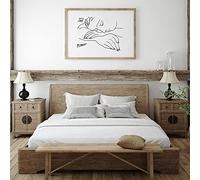 Picasso femme endormie Art mural Pablo Picasso impression Picasso affiche impression minimalis croquis impression mur chambre décor 40X60 cm sans cadre