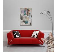 Picasso, Pablo - Affiche - Coupe de fruits, bouteille et violon + 2 bandes d'affiche aluminium 63 cm