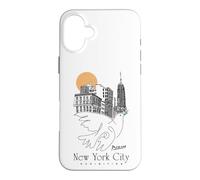 Picasso Peace Dove New York Skyline Dessin d'art Paysage Urbain Coque pour iPhone 16 Plus