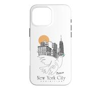 Picasso Peace Dove New York Skyline Dessin d'art Paysage Urbain Coque pour iPhone 16 Pro Max