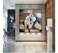 Picasso Peinture Abstraite rêve Femme Impression Toile Mur Art Affiche pour Salon décor à la Maison Photo 80x80cm DIY cadre
