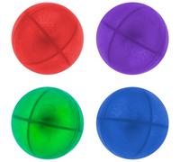 PicassoTiles Lot de 4 billes magn tiques pour blocs de construction, circuit de billes, piste de course, labyrinthe, jouets de construction cr at