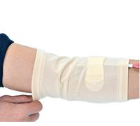 PICC Housse de protection pour plâtre pour adultes et enfants, ultra douce, respirante, poids : 40 à 95 kg (beige, S)