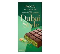 Picca Dubai Style Chocolat au lait avec pistache et Kadayif, 200 g
