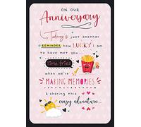 Piccadilly Carte d'anniversaire de Noël avec inscription « Happy » 9 x 6 cm