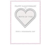 Piccadilly Carte d'anniversaire moderne Inscription Your Annivesary 9 x 6 pouces