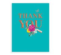 Piccadilly Greetings Avant Garde Studios Classic Thank You - 20,3 x 15,2 cm, blanc/vert/chêne