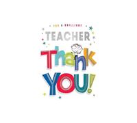 Piccadilly Greetings Brilliant Teacher Carte de remerciement pour enseignant 17,8 x 12,7 cm