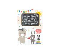 Piccadilly Greetings Brilliant Teacher Carte de remerciement pour professeur 17,8 x 12,7 cm