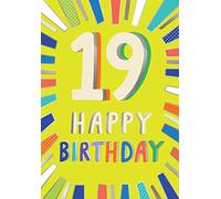 Piccadilly Greetings Carte d'anniversaire 19 ans