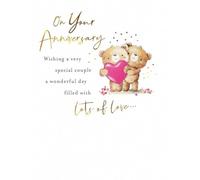 Piccadilly Greetings Carte d'anniversaire de mariage, « On Your Anniversary » - 20,3 x 15,2 cm