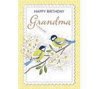 Piccadilly Greetings Carte d'anniversaire « Happy Birthday Grandma » - 17,8 x 12,7 cm