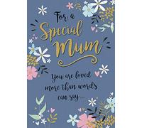 Piccadilly Greetings Carte d'anniversaire moderne pour maman 22,9 x 15,2 cm
